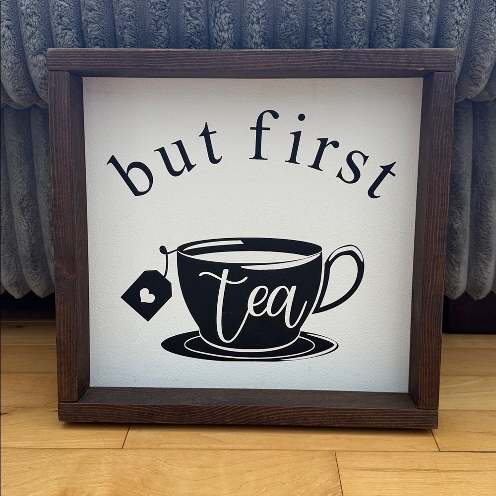 Rustic Tea Sign